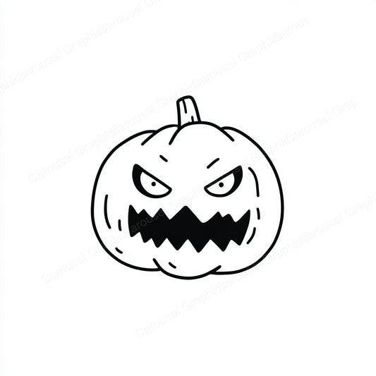 Jack-O-Lantern Vector Graphic preview