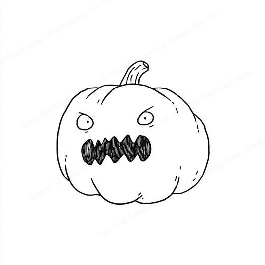 Jack-O-Lantern Vector Graphic preview