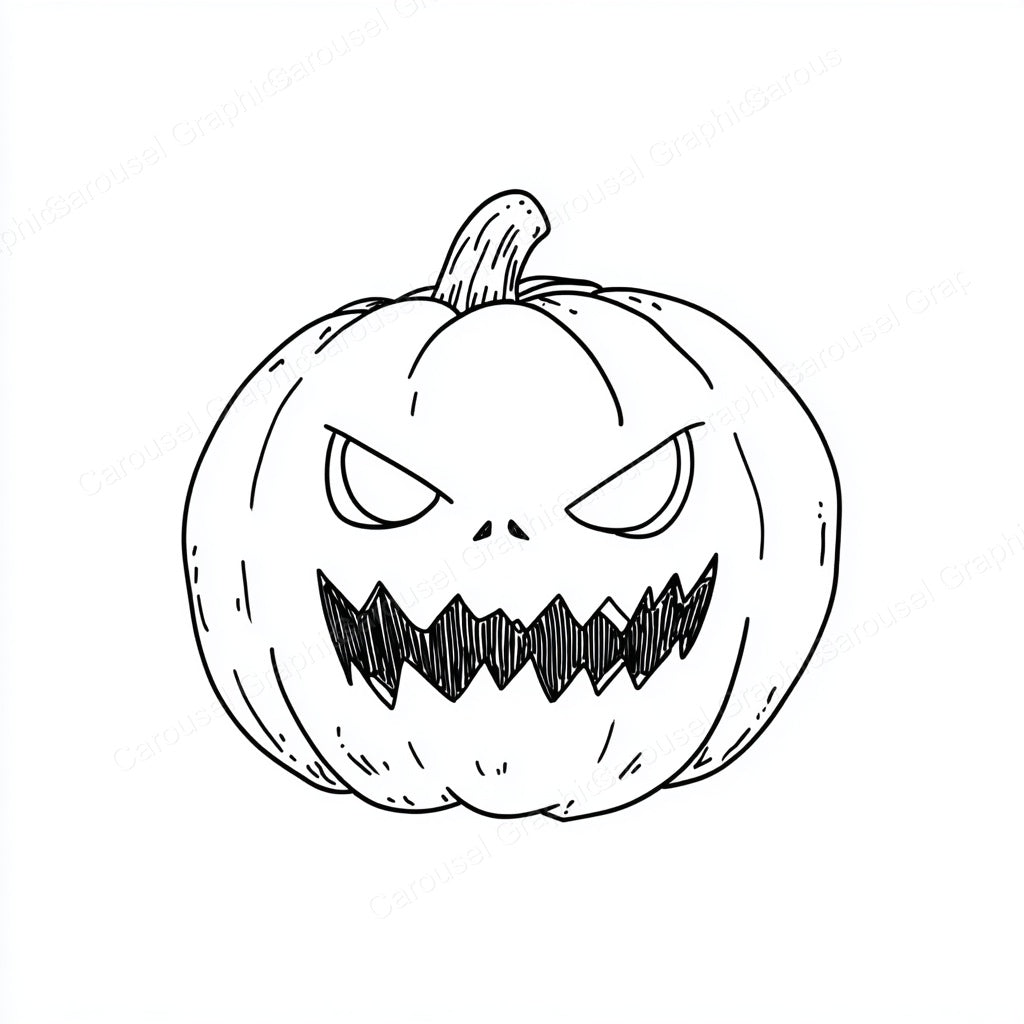 Jack-O-Lantern Vector Graphic preview