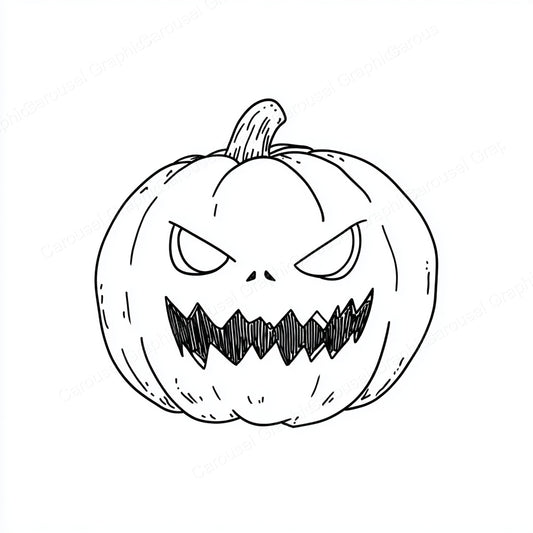 Jack-O-Lantern Vector Graphic preview