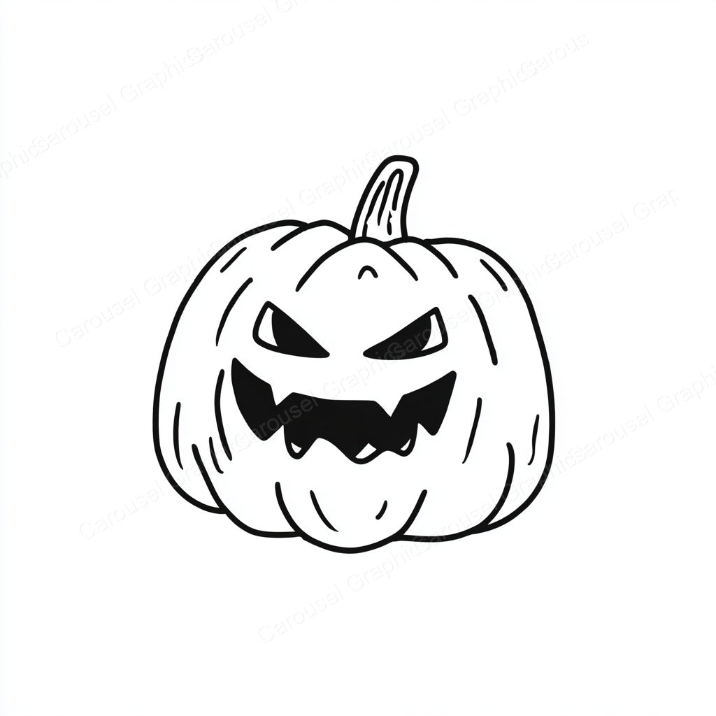Jack-O-Lantern Vector Graphic preview