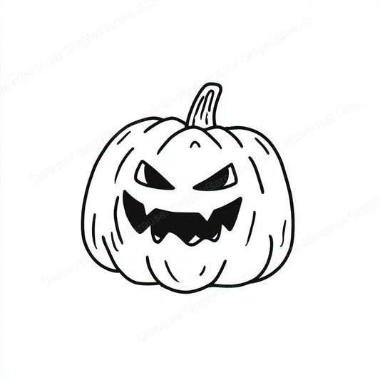 Jack-O-Lantern Vector Graphic preview