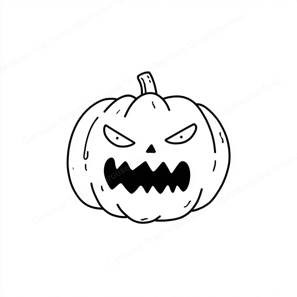 Jack-O-Lantern Vector Graphic preview