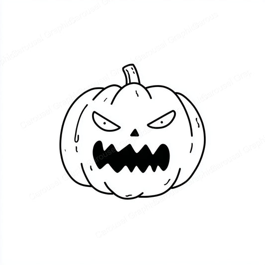 Jack-O-Lantern Vector Graphic preview