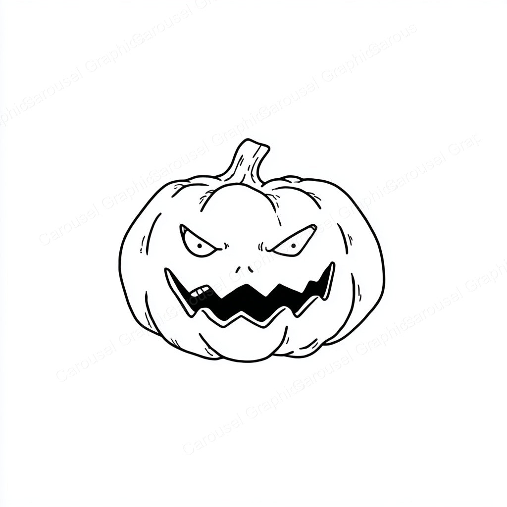 Jack-O-Lantern Vector Graphic preview
