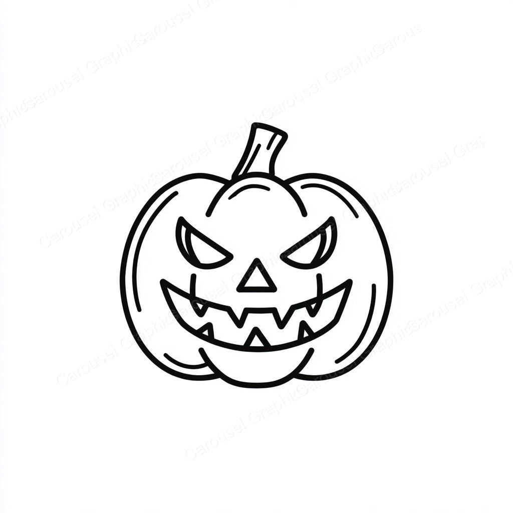 Jack-O-Lantern Vector Graphic preview