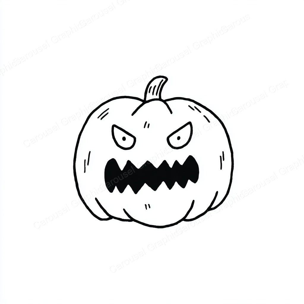 Jack-O-Lantern Vector Graphic preview