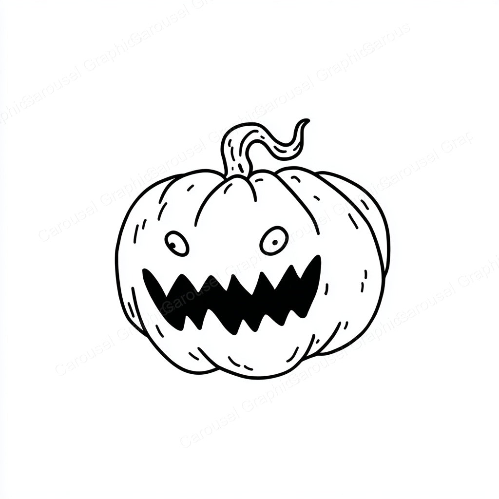 Jack-O-Lantern Vector Graphic preview