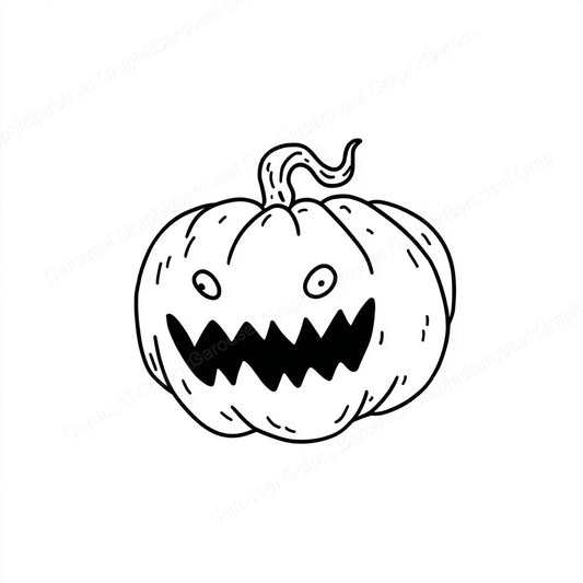 Jack-O-Lantern Vector Graphic preview