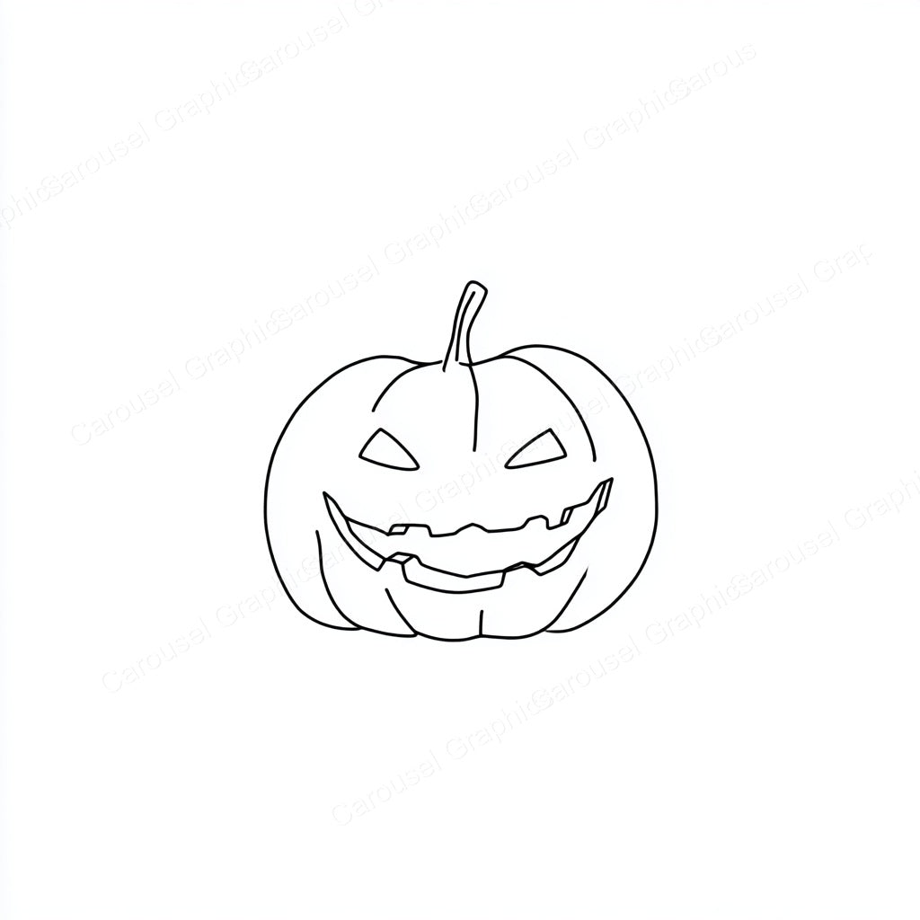 Jack-O-Lantern Vector Graphic preview