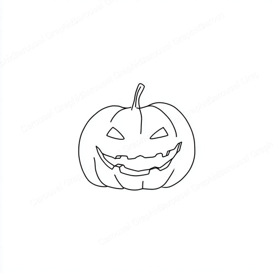 Jack-O-Lantern Vector Graphic preview