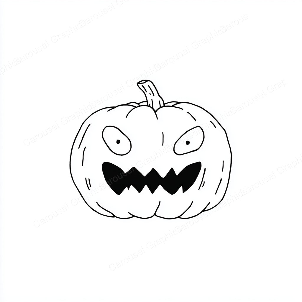 Jack-O-Lantern Vector Graphic preview