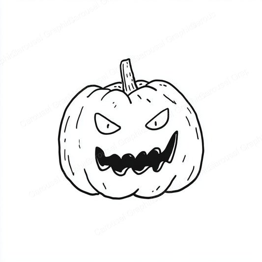 Jack-O-Lantern Vector Graphic preview