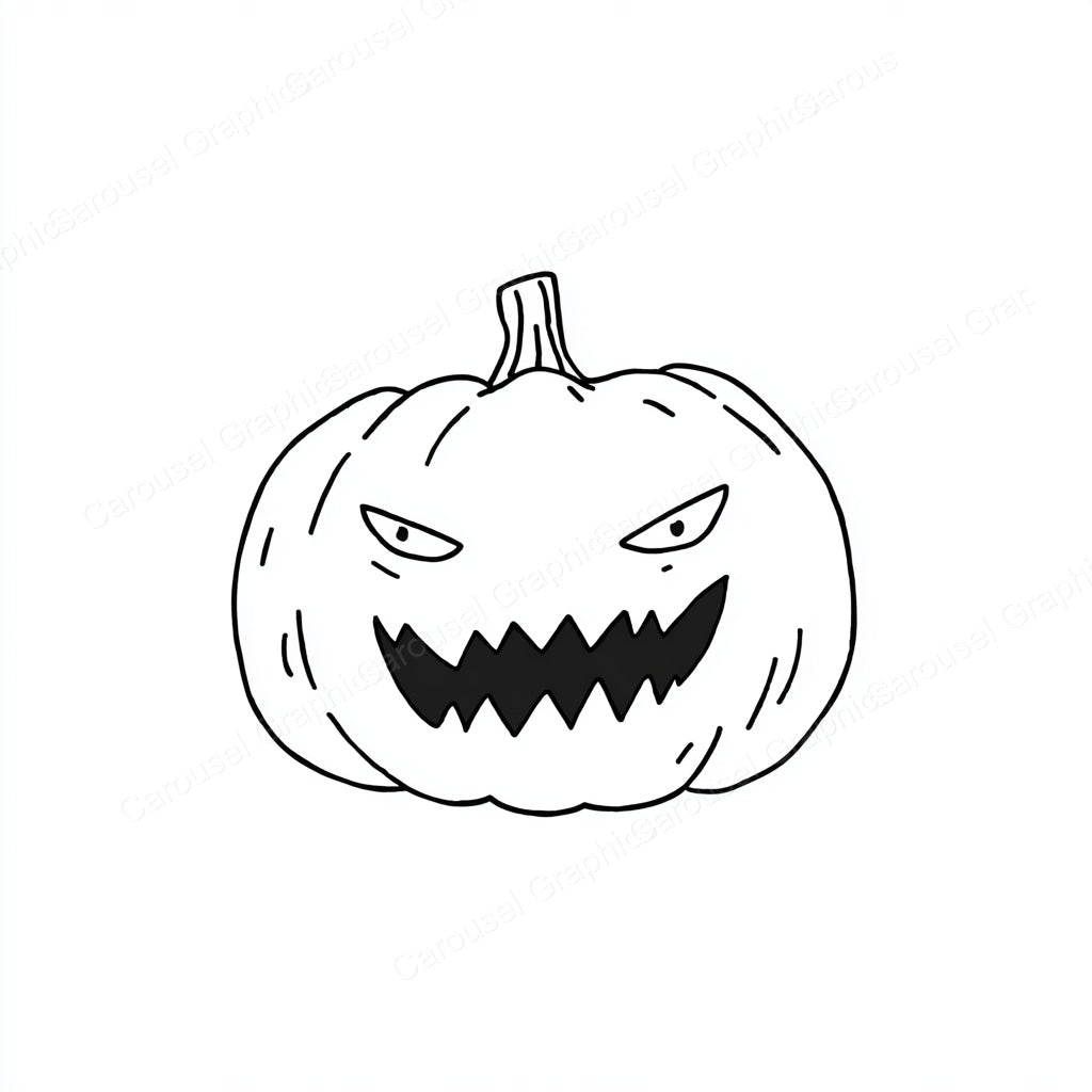 Jack-O-Lantern Vector Graphic preview