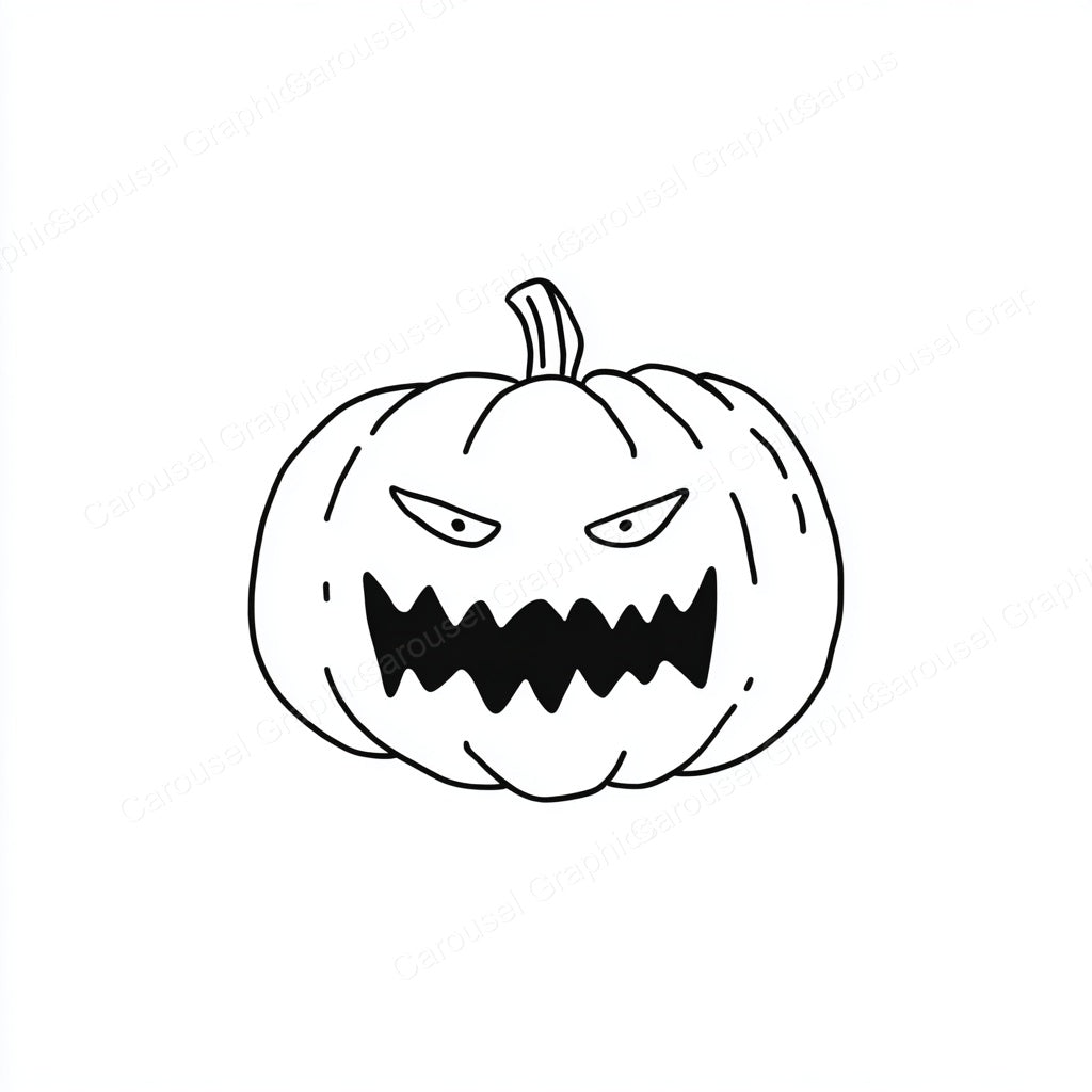 Jack-O-Lantern Vector Graphic preview