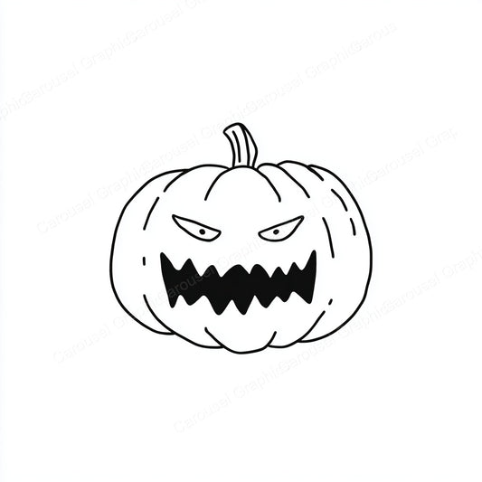 Jack-O-Lantern Vector Graphic preview