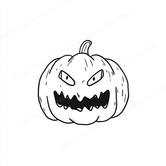 Jack-O-Lantern Vector Graphic preview