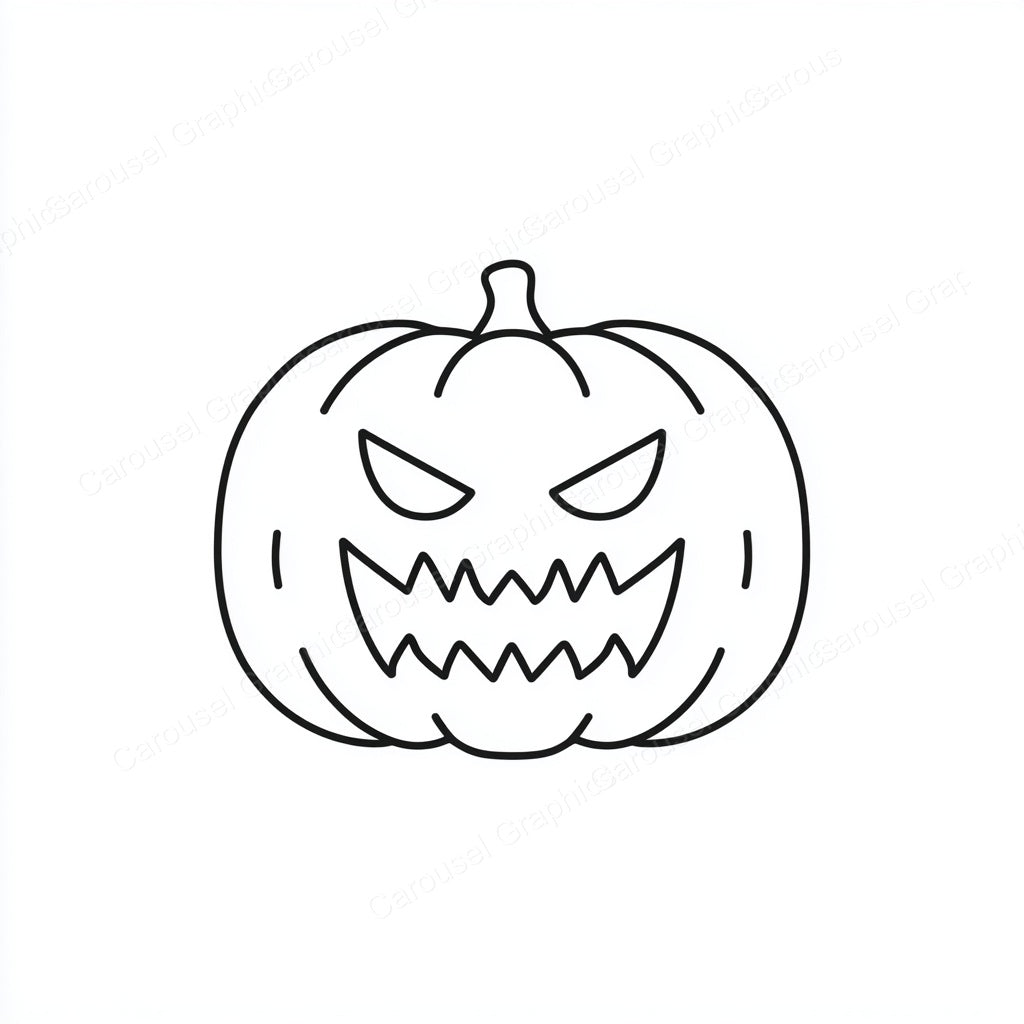 Jack-O-Lantern Vector Graphic preview