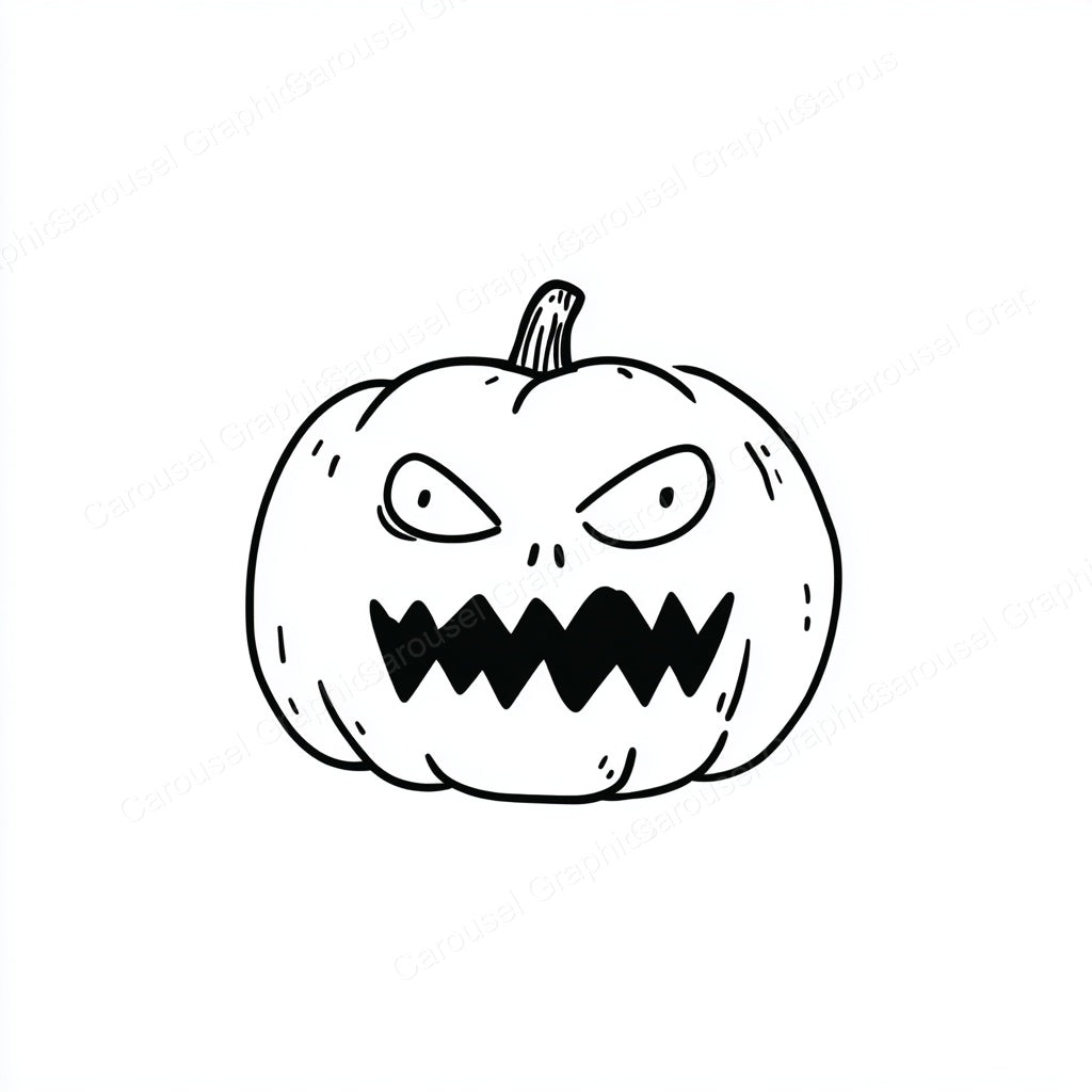 Jack-O-Lantern Vector Graphic preview