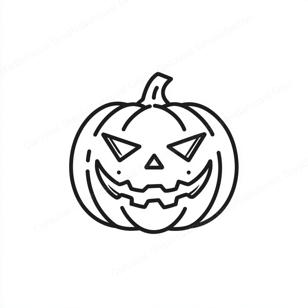 Jack-O-Lantern Vector Graphic preview