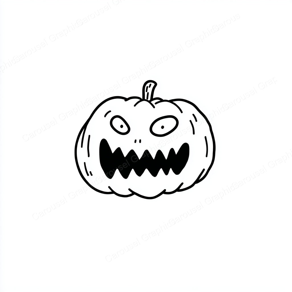 Jack-O-Lantern Vector Graphic preview