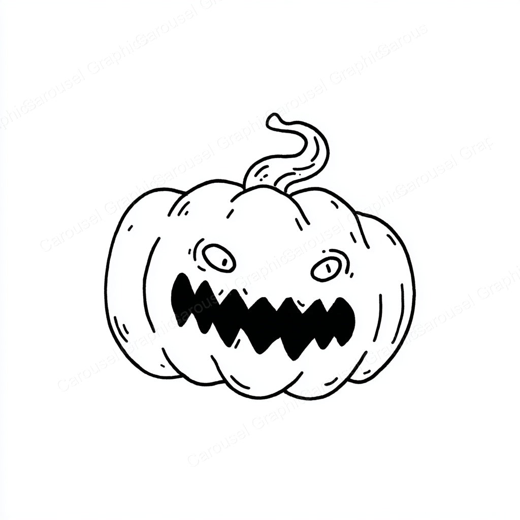 Jack-O-Lantern Vector Graphic preview