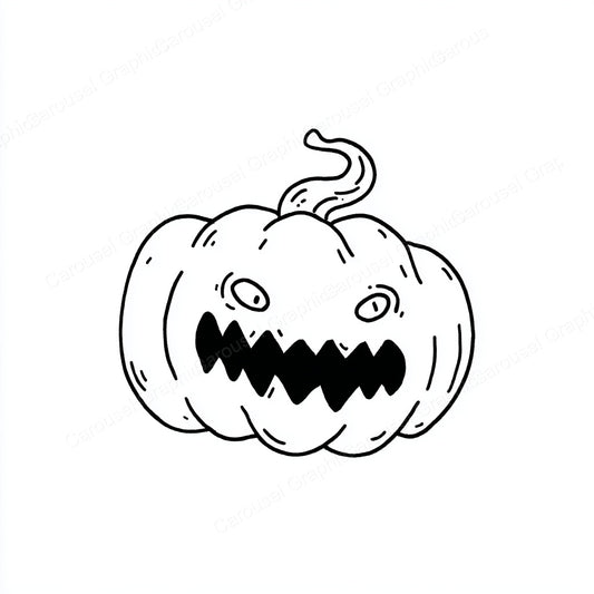 Jack-O-Lantern Vector Graphic preview