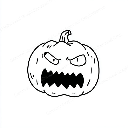Jack-O-Lantern Vector Graphic preview