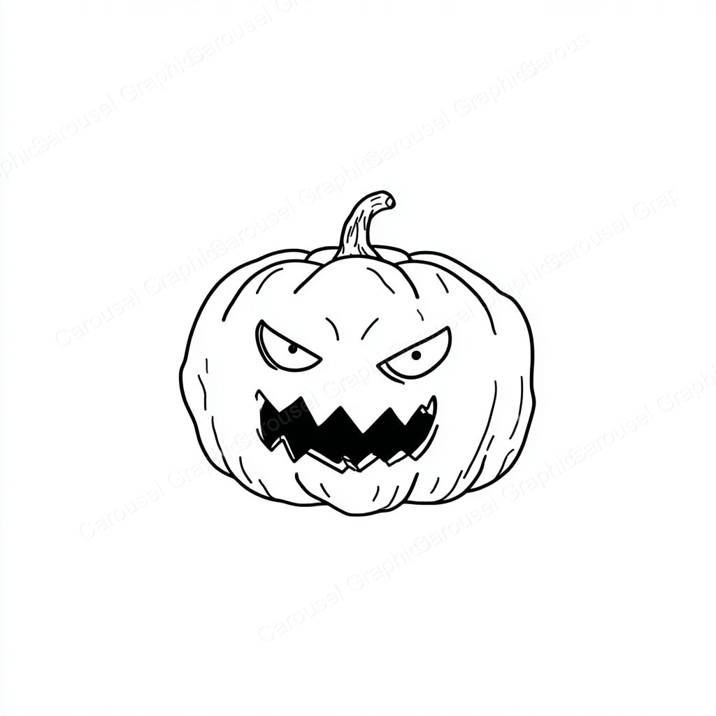 Jack-O-Lantern Vector Graphic preview