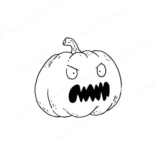 Jack-O-Lantern Vector Graphic preview