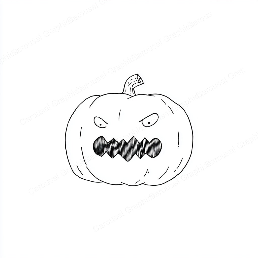 Jack-O-Lantern Vector Graphic preview