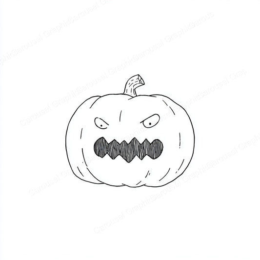 Jack-O-Lantern Vector Graphic preview