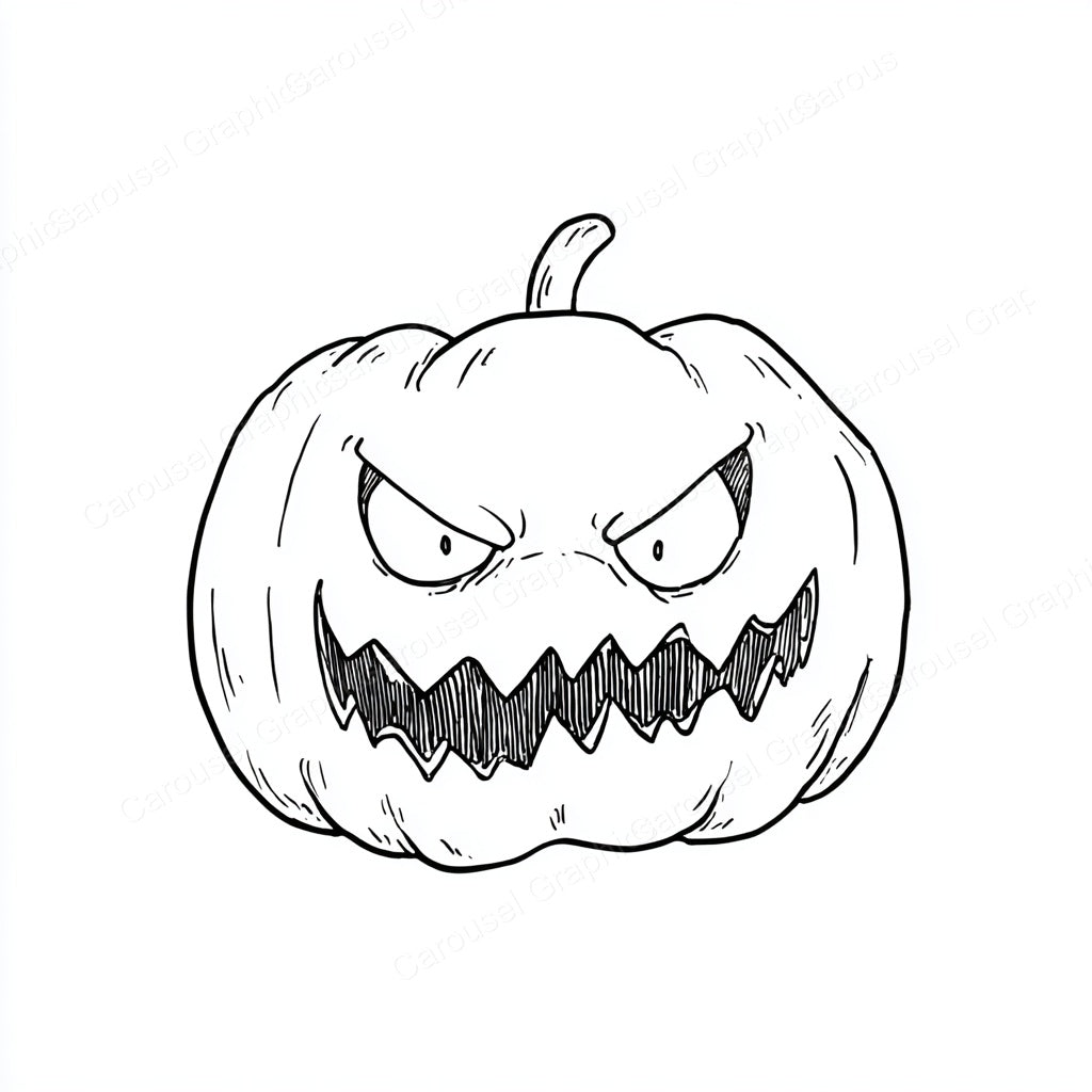 Jack-O-Lantern Vector Graphic preview