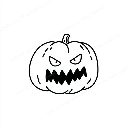 Jack-O-Lantern Vector Graphic preview