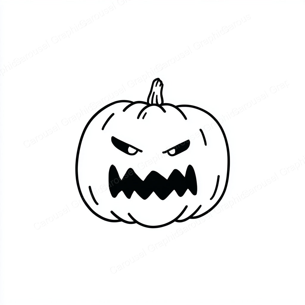 Jack-O-Lantern Vector Graphic preview