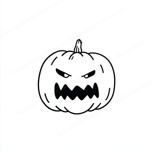 Jack-O-Lantern Vector Graphic preview