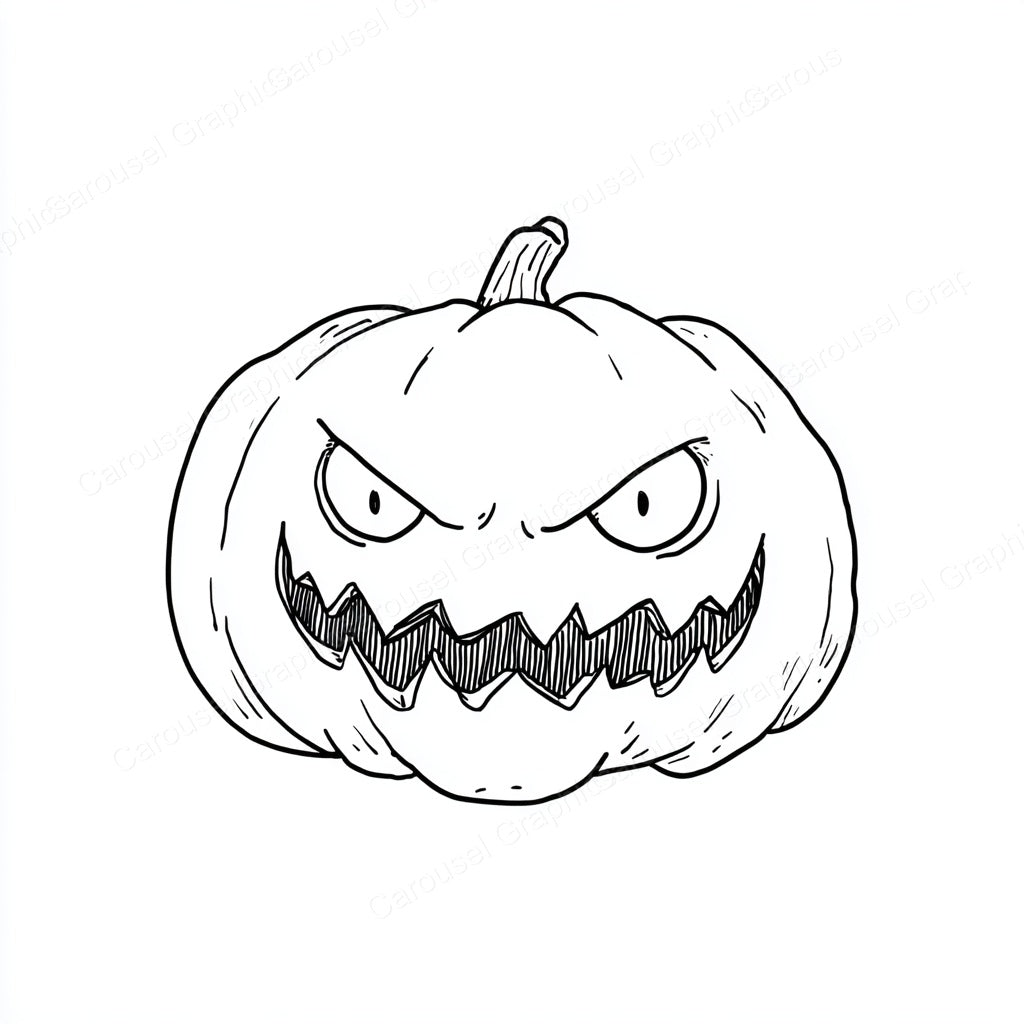 Jack-O-Lantern Vector Graphic preview
