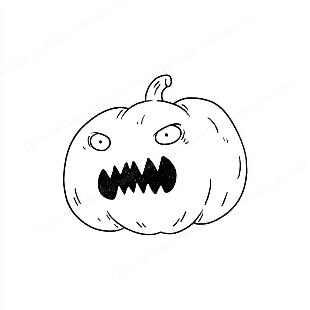 Jack-O-Lantern Vector Graphic preview