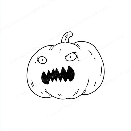 Jack-O-Lantern Vector Graphic preview