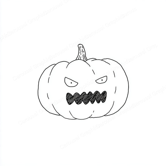 Jack-O-Lantern Vector Graphic preview