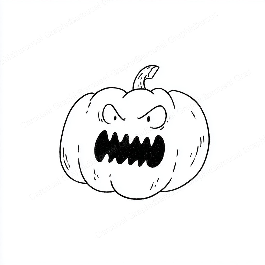Jack-O-Lantern Vector Graphic preview