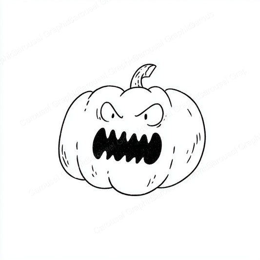 Jack-O-Lantern Vector Graphic preview