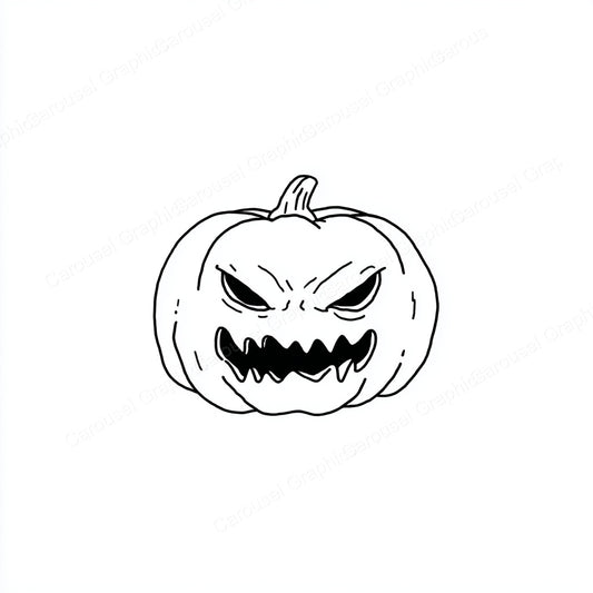 Jack-O-Lantern Vector Graphic preview