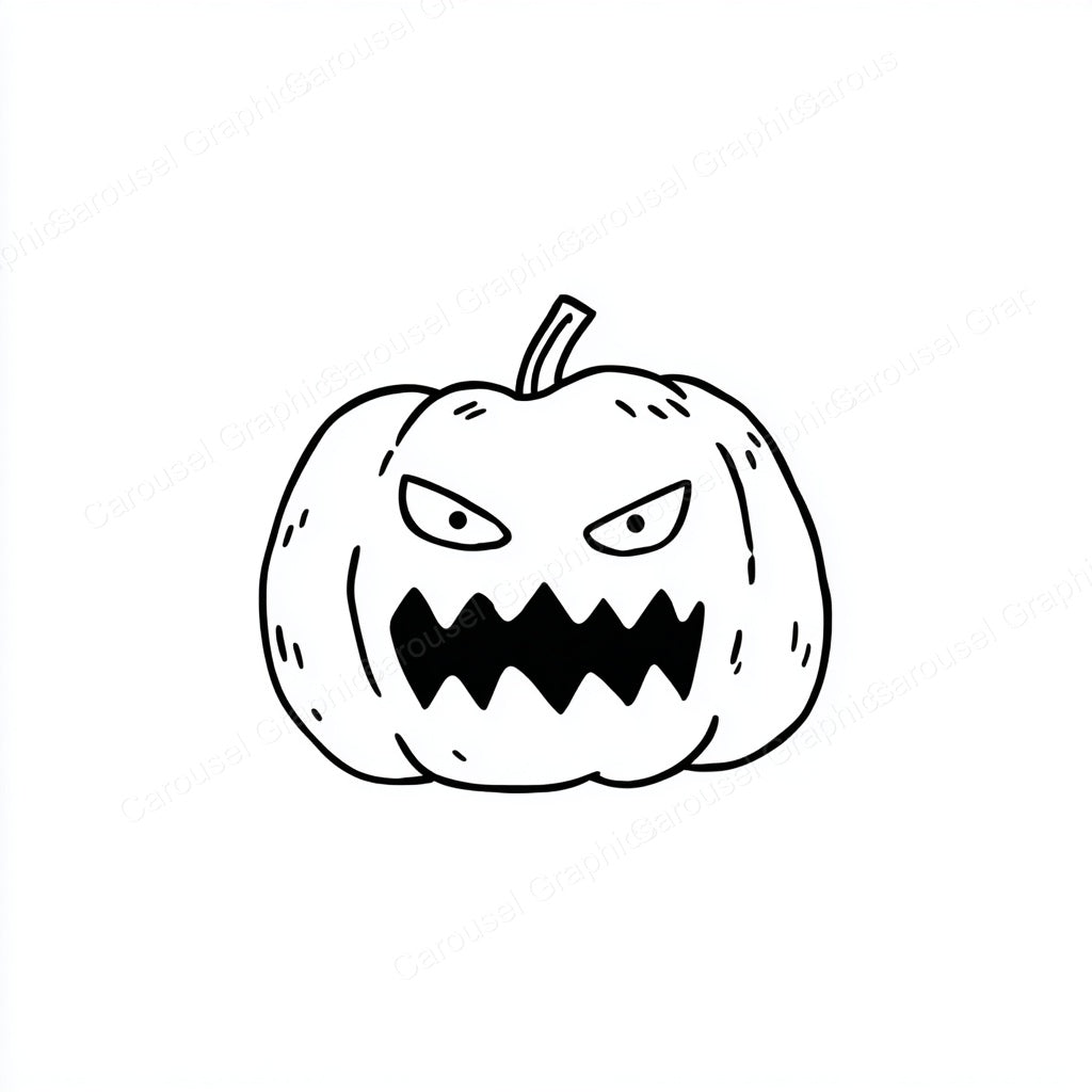 Jack-O-Lantern Vector Graphic preview