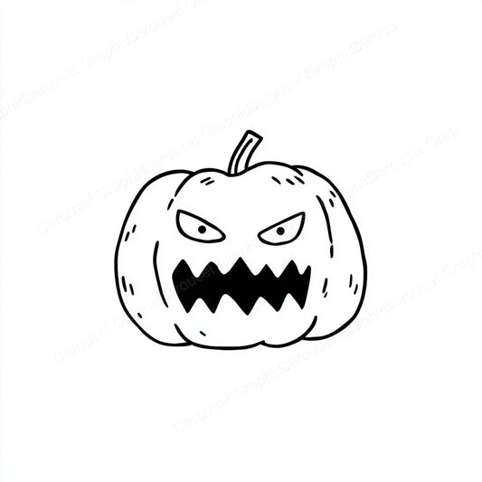Jack-O-Lantern Vector Graphic preview