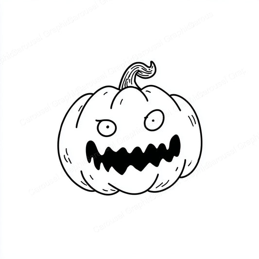 Jack-O-Lantern Vector Graphic preview