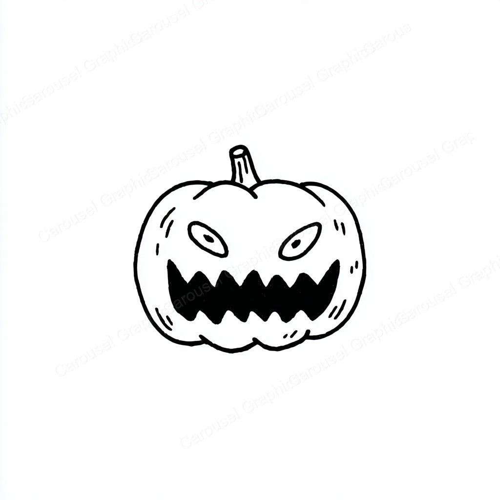Jack-O-Lantern Vector Graphic preview
