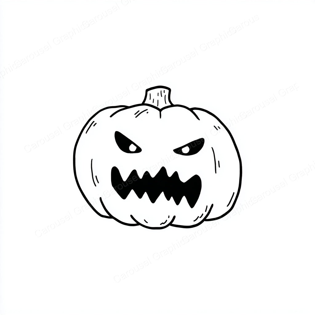 Jack-O-Lantern Vector Graphic preview