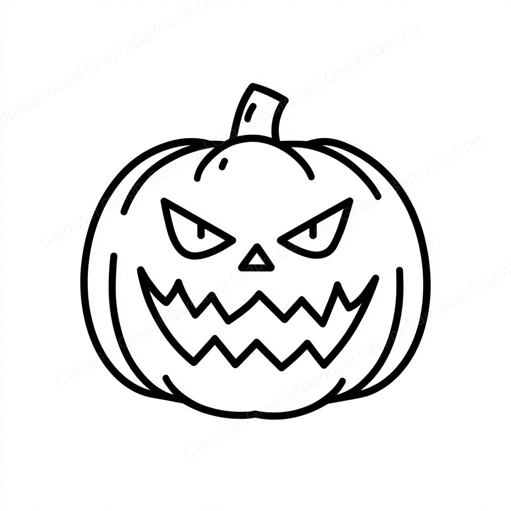 Jack-O-Lantern Vector Graphic preview