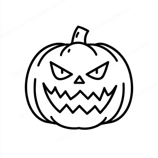 Jack-O-Lantern Vector Graphic preview